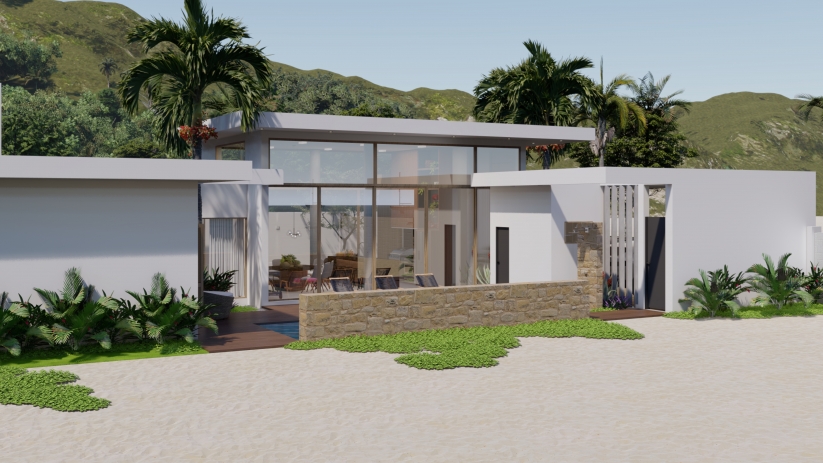 Casas para construir na praia